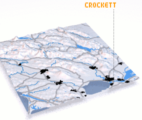 3d view of Crockett