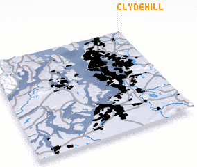 3d view of Clyde Hill