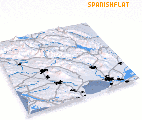 3d view of Spanish Flat