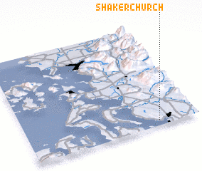 3d view of Shaker Church