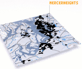 3d view of Mercer Heights