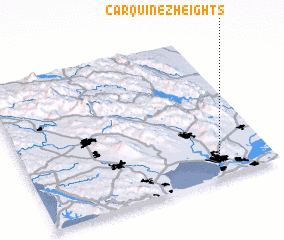 3d view of Carquinez Heights