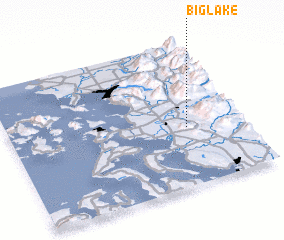 3d view of Big Lake