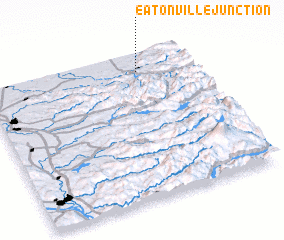 3d view of Eatonville Junction