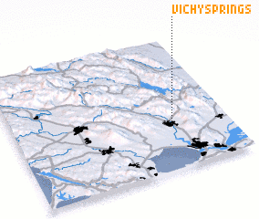 3d view of Vichy Springs