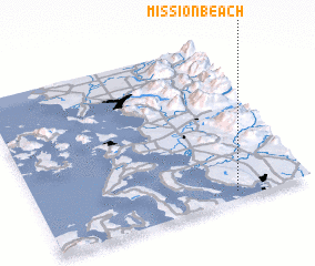 3d view of Mission Beach