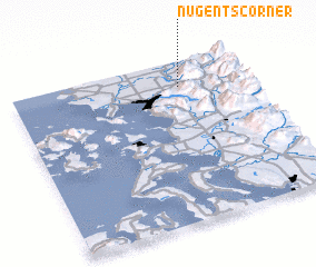 3d view of Nugents Corner