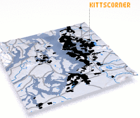 3d view of Kitts Corner