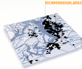 3d view of Richmond Highlands