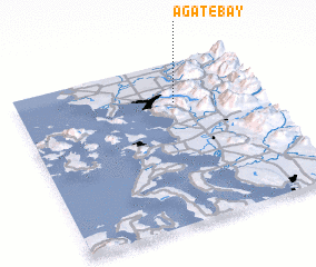 3d view of Agate Bay