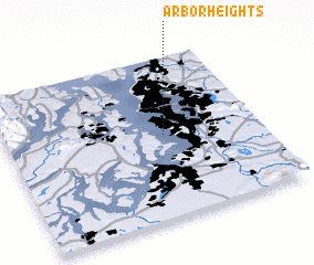 3d view of Arbor Heights
