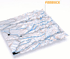 3d view of Finn Rock