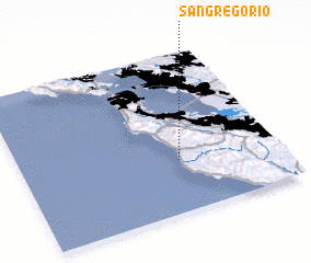 3d view of San Gregorio