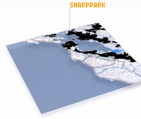 3d view of Sharp Park