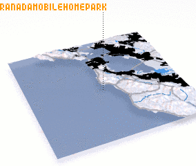 3d view of El Granada Mobile Home Park