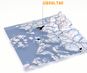 3d view of Gibraltar