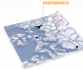 3d view of Rodena Beach