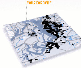 3d view of Four Corners