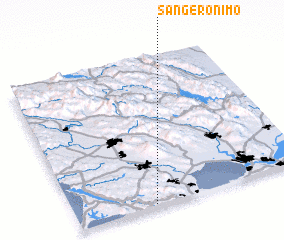 3d view of San Geronimo