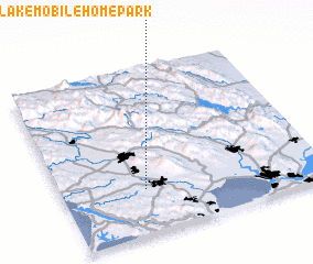 3d view of Leisure Lake Mobile Home Park