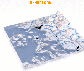 3d view of Lummi Island