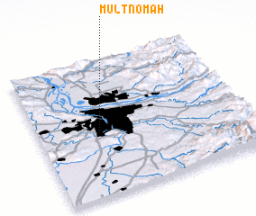 3d view of Multnomah