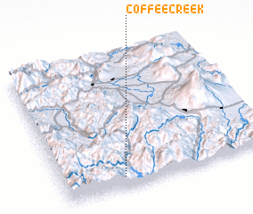 3d view of Coffee Creek