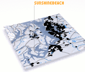 3d view of Sunshine Beach