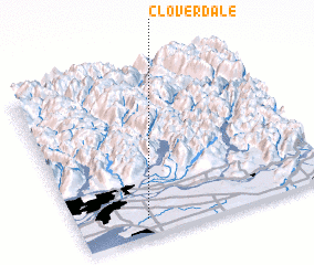 3d view of Cloverdale