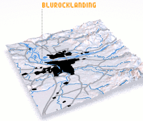 3d view of Blurock Landing