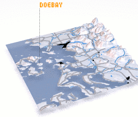 3d view of Doe Bay