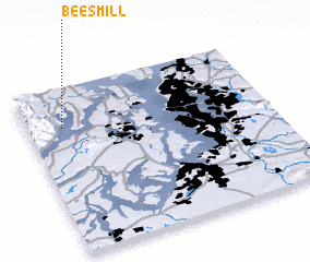 3d view of Bees Mill