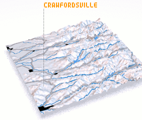 3d view of Crawfordsville