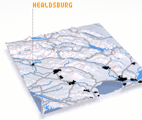 3d view of Healdsburg