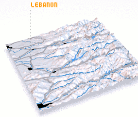 3d view of Lebanon