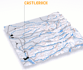 3d view of Castle Rock