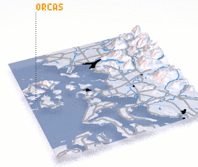 3d view of Orcas