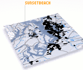 3d view of Sunset Beach