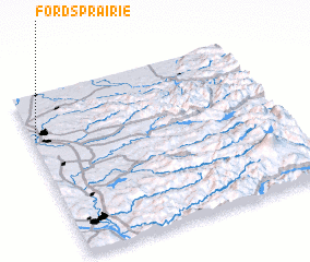 3d view of Fords Prairie