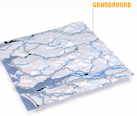 3d view of Grand Mound
