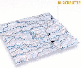 3d view of Black Butte