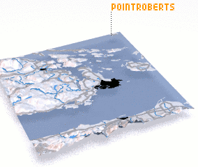 3d view of Point Roberts