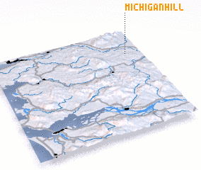 3d view of Michigan Hill