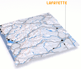 3d view of Lafayette