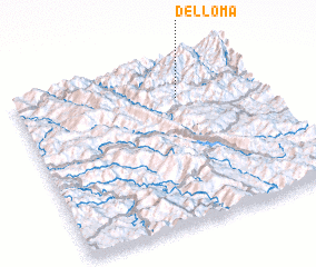 3d view of Del Loma