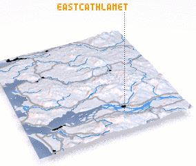 3d view of East Cathlamet