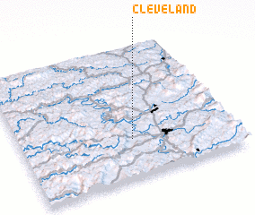3d view of Cleveland