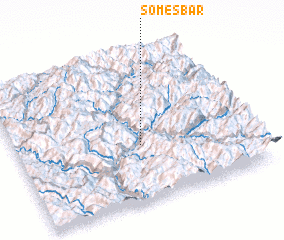 3d view of Somes Bar