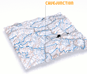 3d view of Cave Junction
