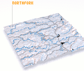 3d view of North Fork